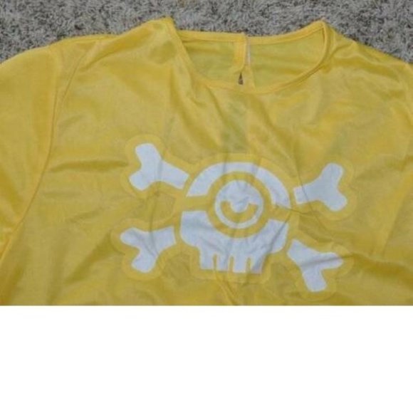 Minion Pirate Halloween Costume Despicable Me 5 Pc Jumpsuit, Goggles Mens OS - Picture 3 of 6